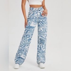 🍁Size 4 High Waist Wide Leg Jeans